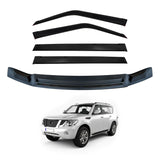 Weather Shields + Bonnet Protector for Nissan Patrol Y62 2012-2019