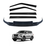 Weather Shields + Bonnet Protector for Nissan Patrol Y62 Series 5 2019-2024