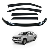 Weather Shields + Bonnet Protector for Volkswagen Amarok 2H Series Dual Cab 2009-2022