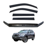 Weather Shields + Bonnet Protector for Toyota Land Cruiser Prado 150 2018-Onwards