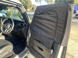 Front 2PCS Camping Window Sox Sun Shade with Storage Bag Sunshade for Jeep Wrangler JL Series 2018-Onwards