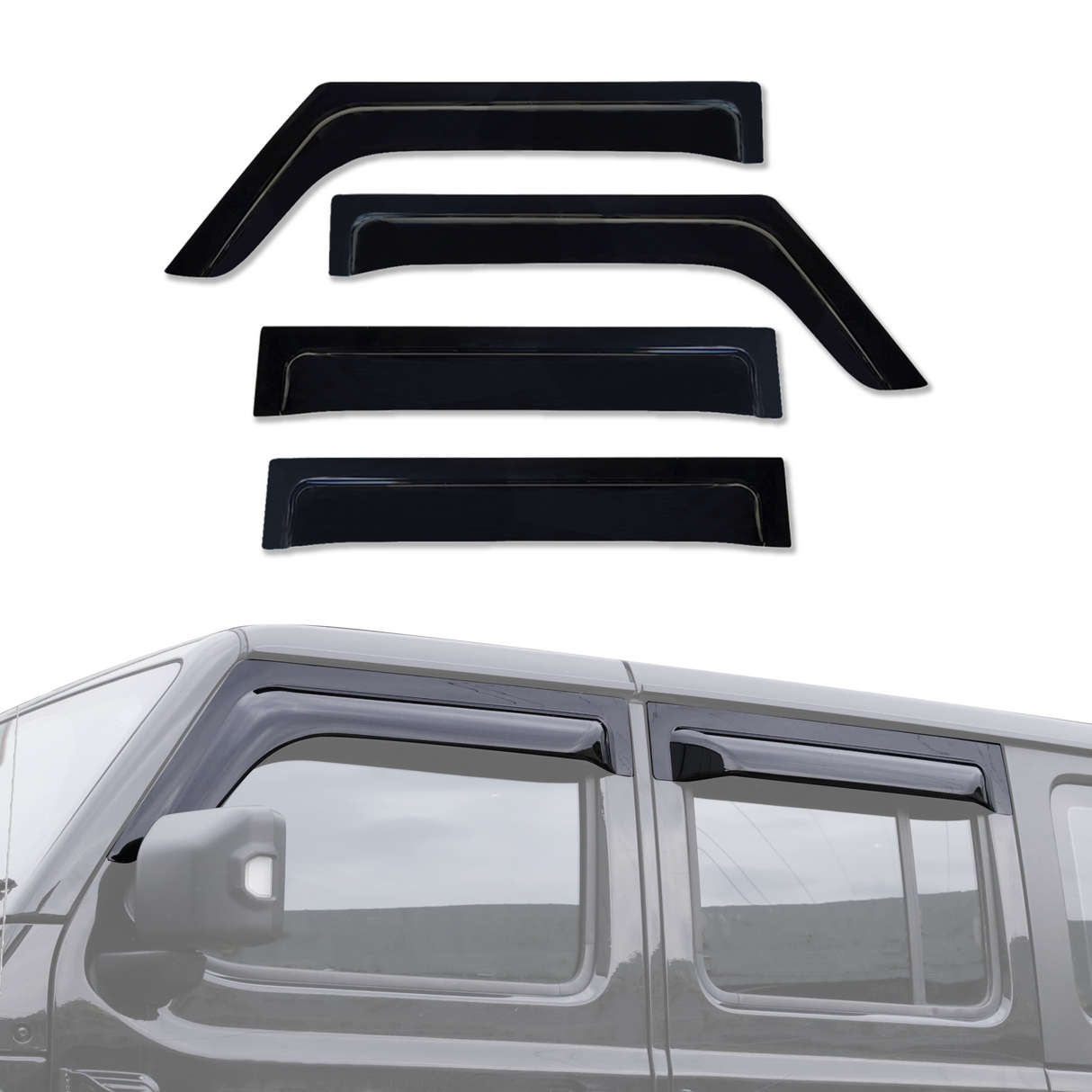 Wide Type Weather Shields for Jeep Wrangler JL Series 2018-Onwards