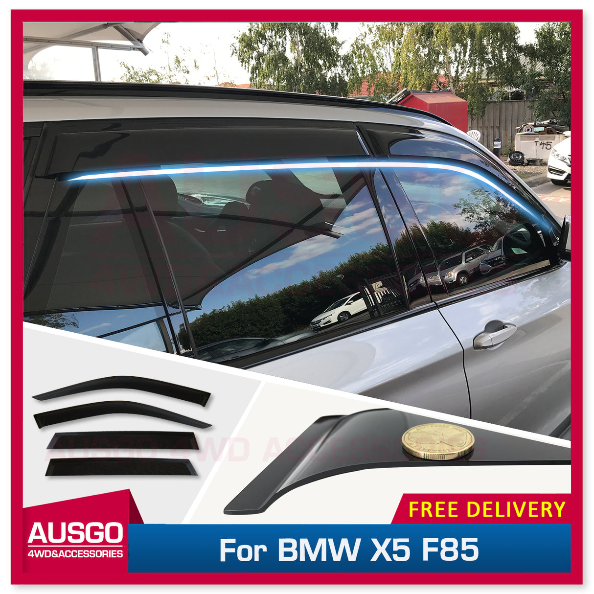 Weather Shields for BMW X5 F85 2015-2017