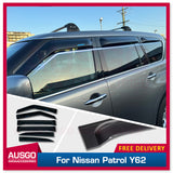 Wide Type Weather Shields for Nissan Patrol Y62 2012-Onwards