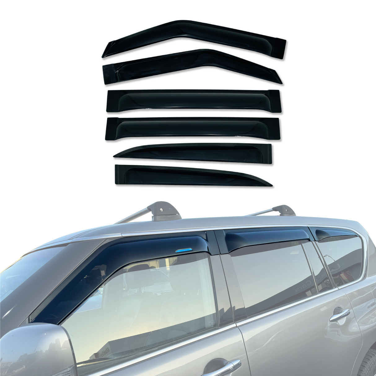 Wide Type Weather Shields for Nissan Patrol Y62 2012-Onwards