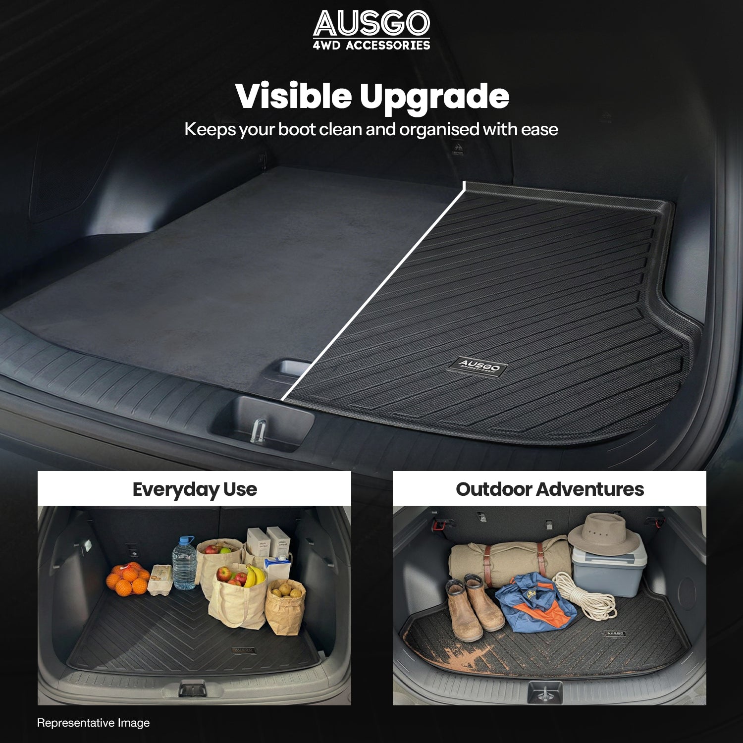 Boot Liner for Mercedes-Benz C-Class  C Class W205 Sedan 2014-2021