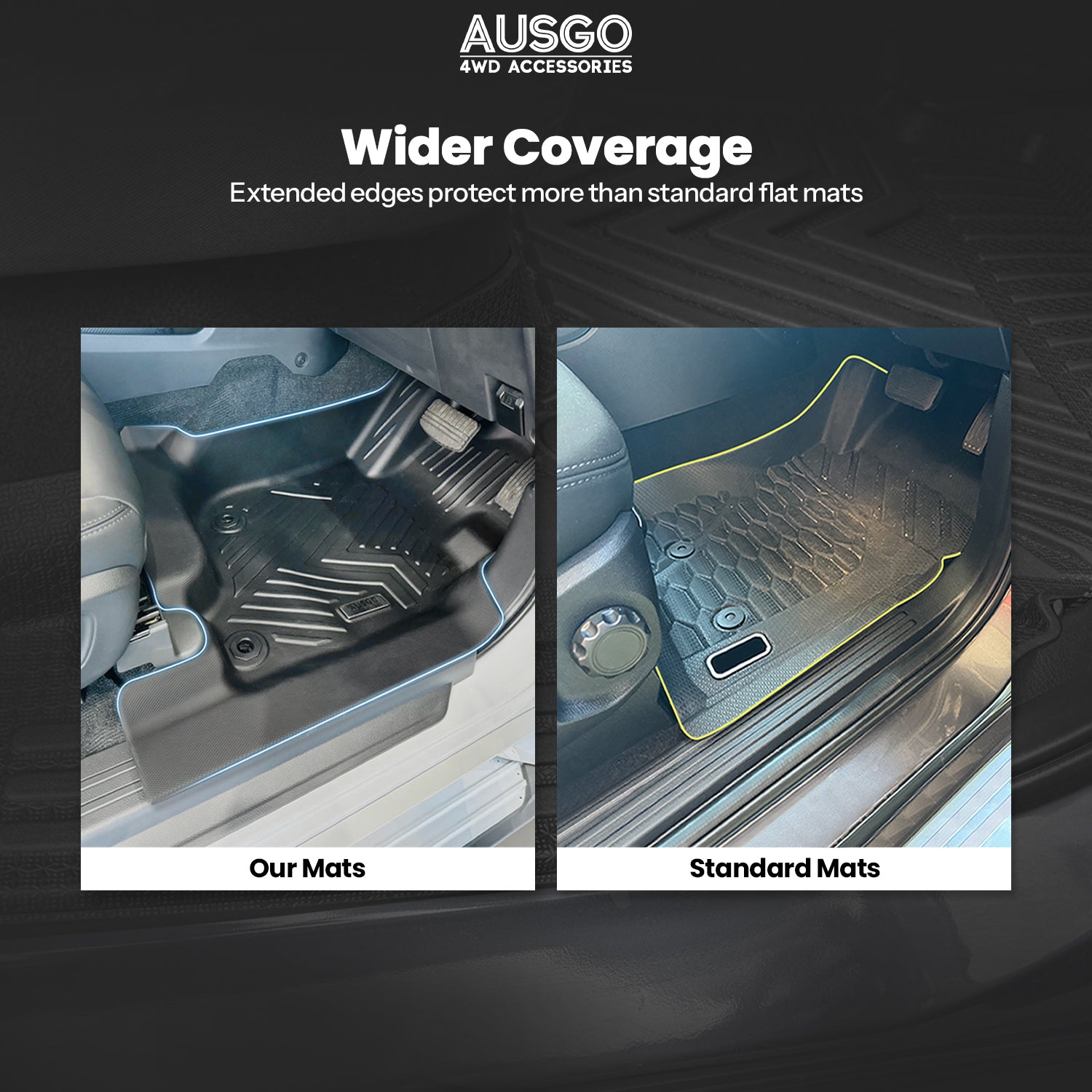 5D Car Floor Mats for Mitsubishi Pajero Sport 2015-Onwards