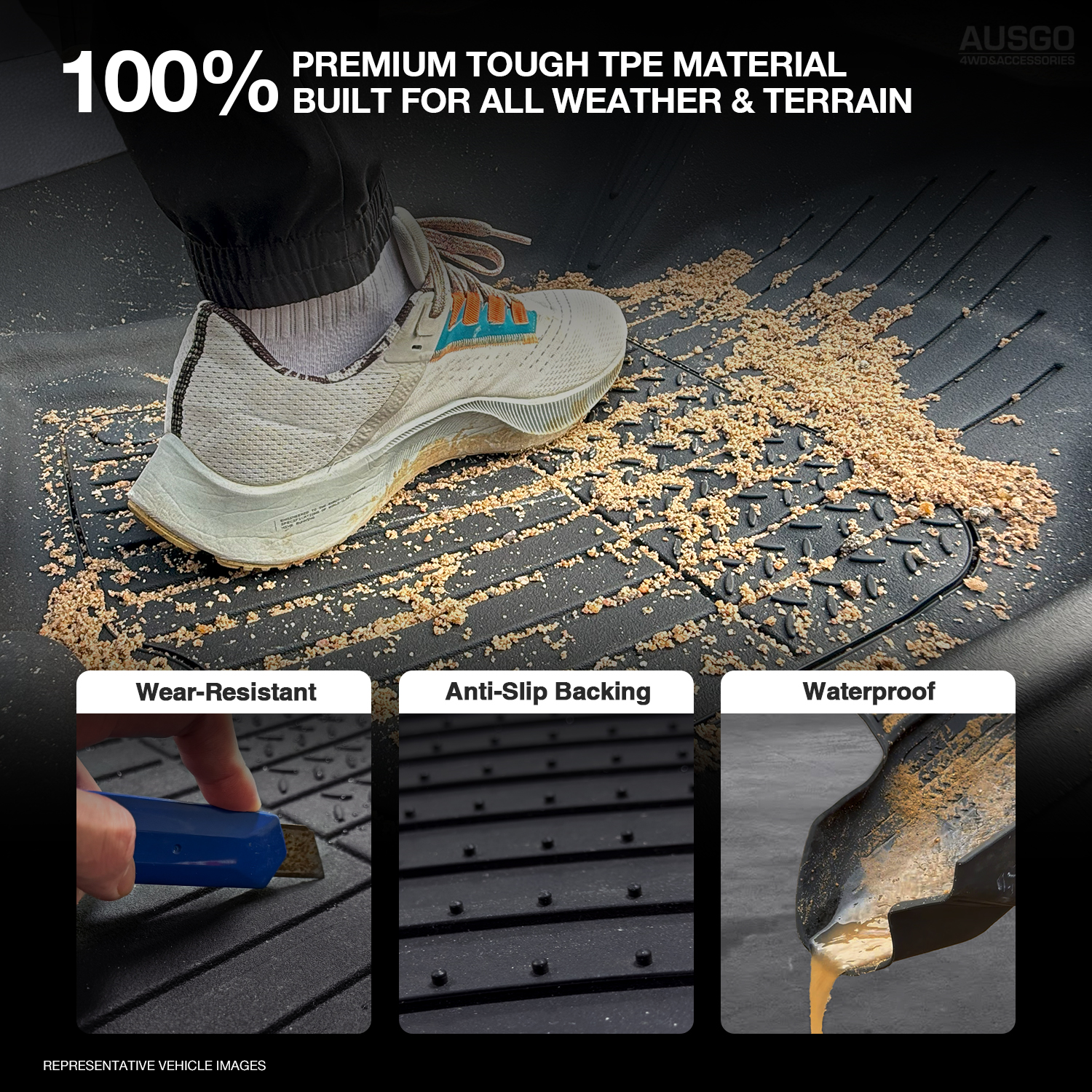 7D Injection Floor Mats for ISUZU D-MAX DMAX Single / Extra Cab 2020-Onwards