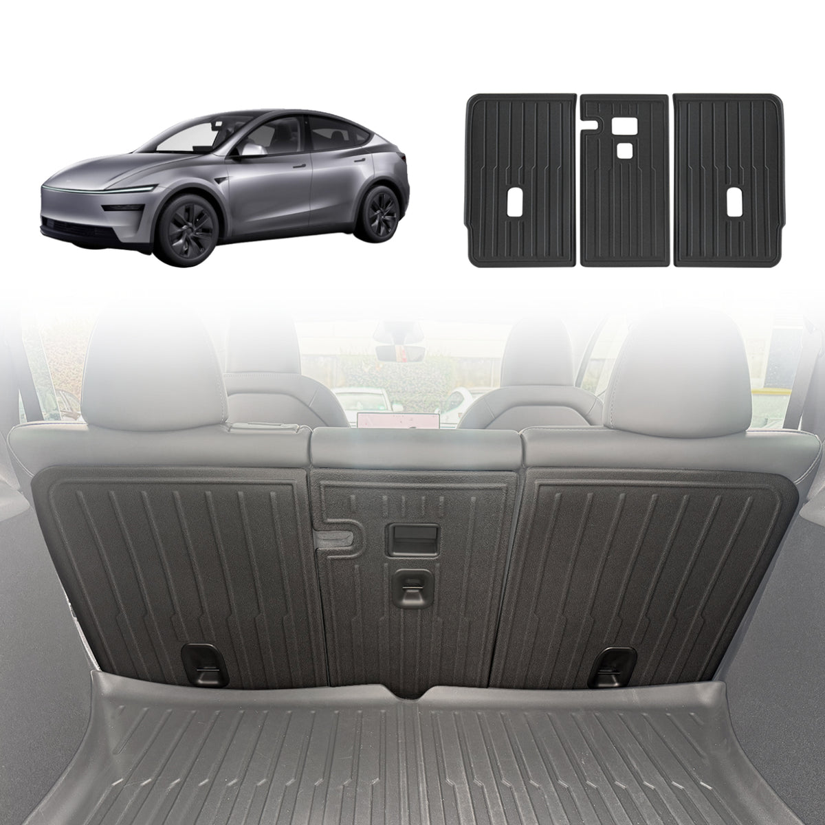Boot Liner Back Seat Protector for Tesla Model Y Juniper 2025-Onwards