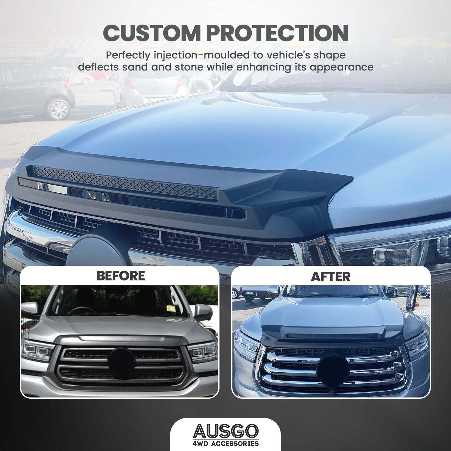 Weather Shields + Bonnet Protector for GWM Cannon 2020-2024