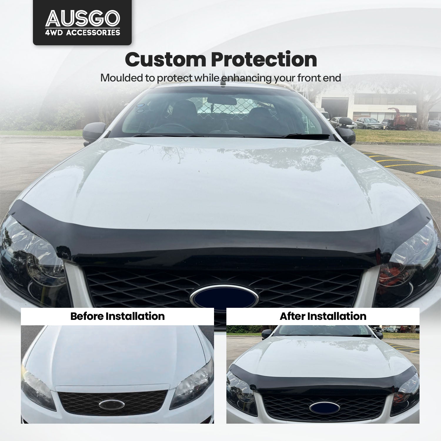 Weather Shields + Bonnet Protector for Ford Falcon FG 2008-2014