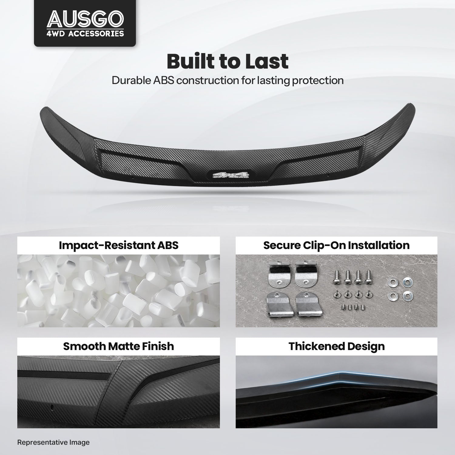 Bonnet Protector Guard for Ford Ranger 2012-2015