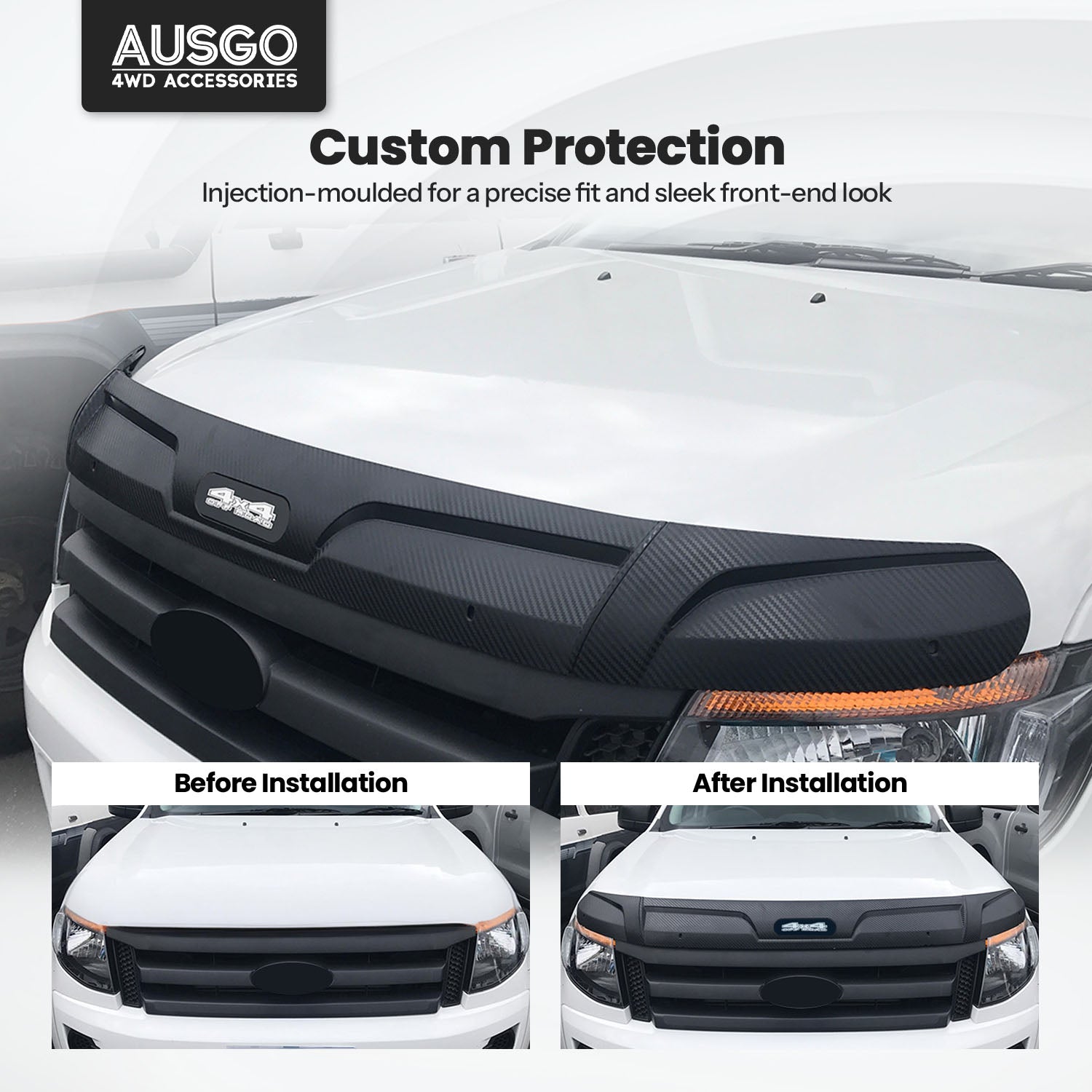 Bonnet Protector Guard for Ford Ranger 2012-2015