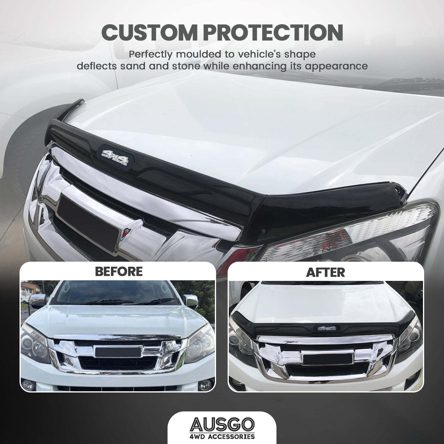 Bonnet Protector for ISUZU DMAX D-MAX 2012-2016