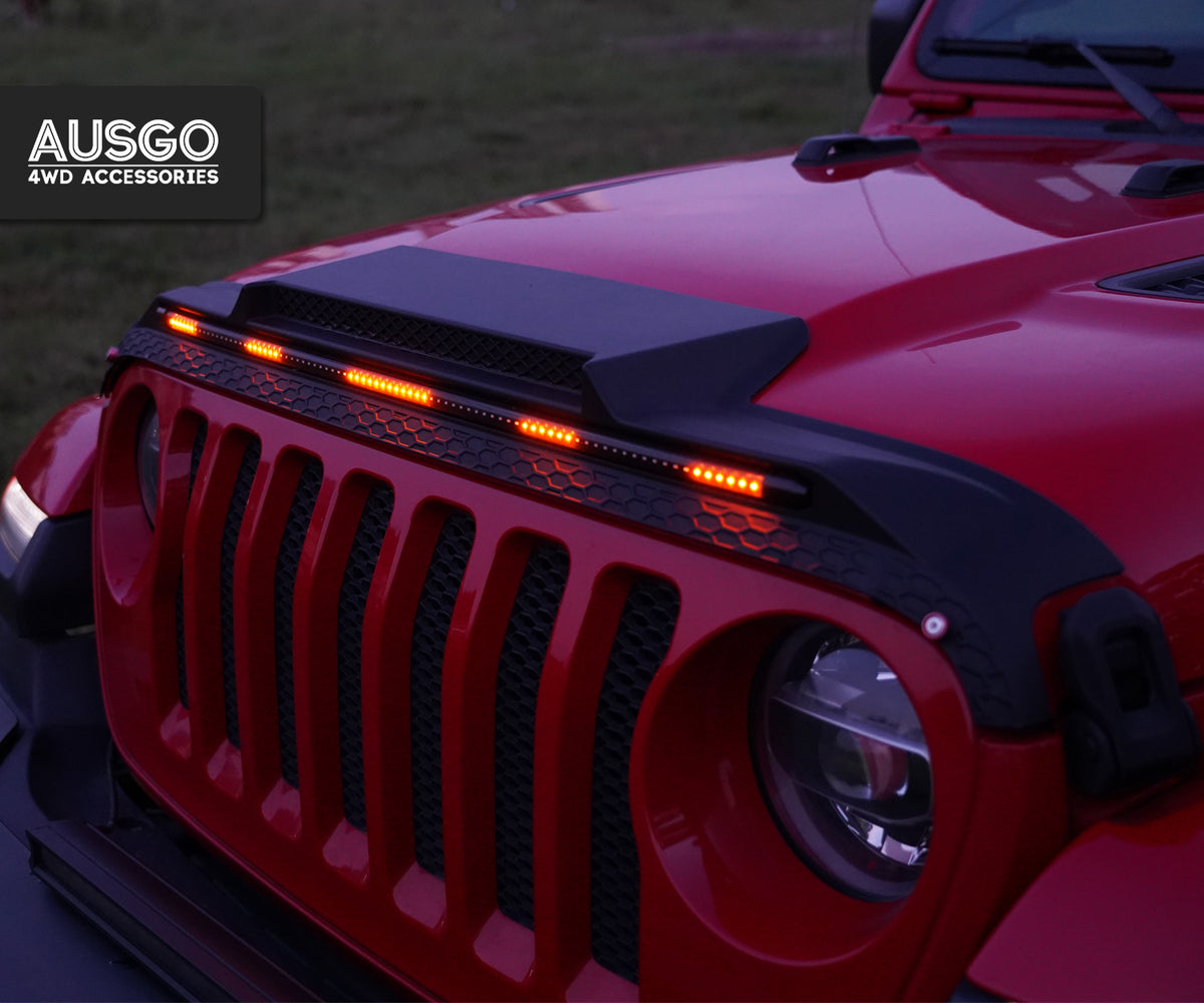LED Bonnet Protector for Jeep Wrangler JL Series 4 Doors 2018-Onwards