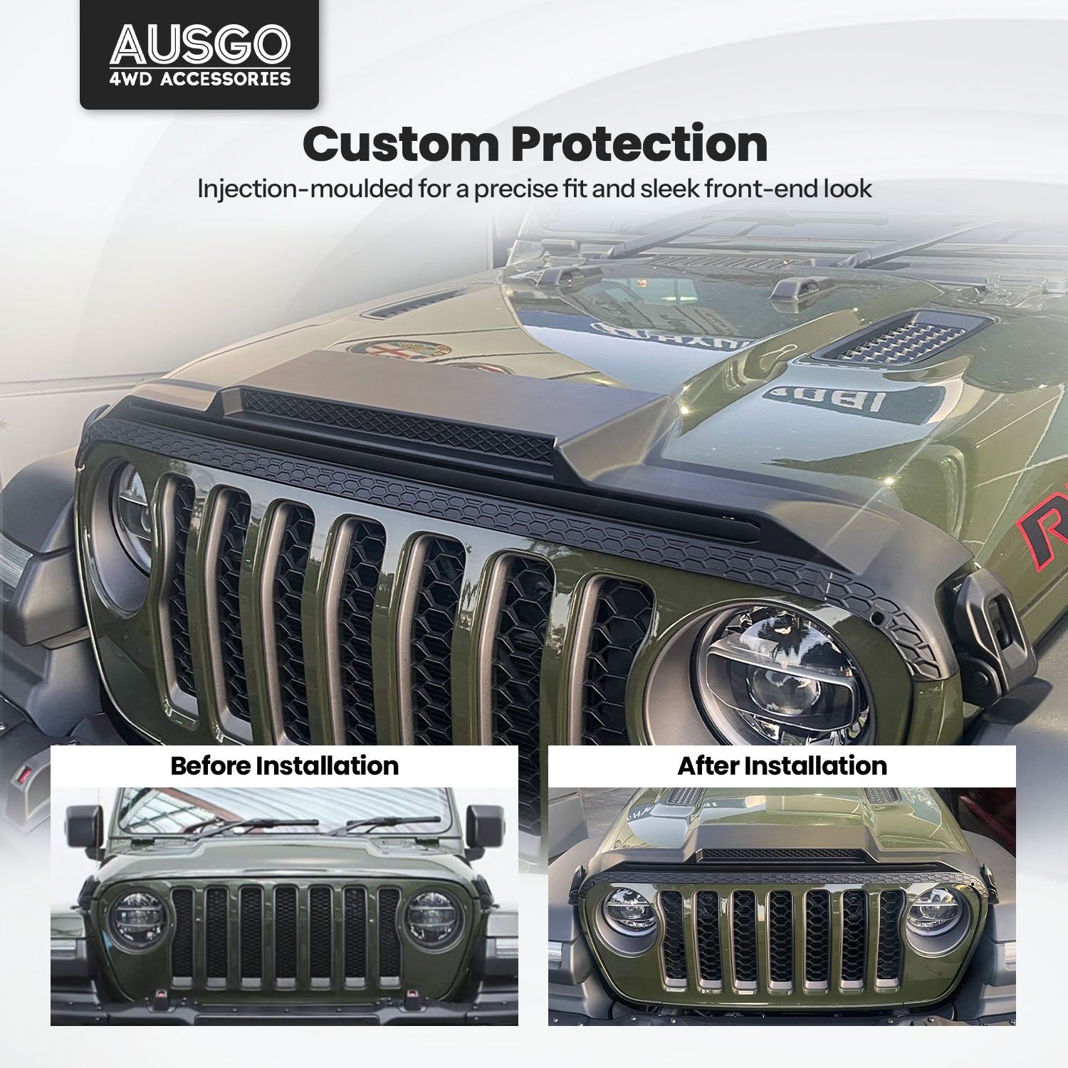 Bonnet Protector for Jeep Wrangler JL Series 2018-Onwards