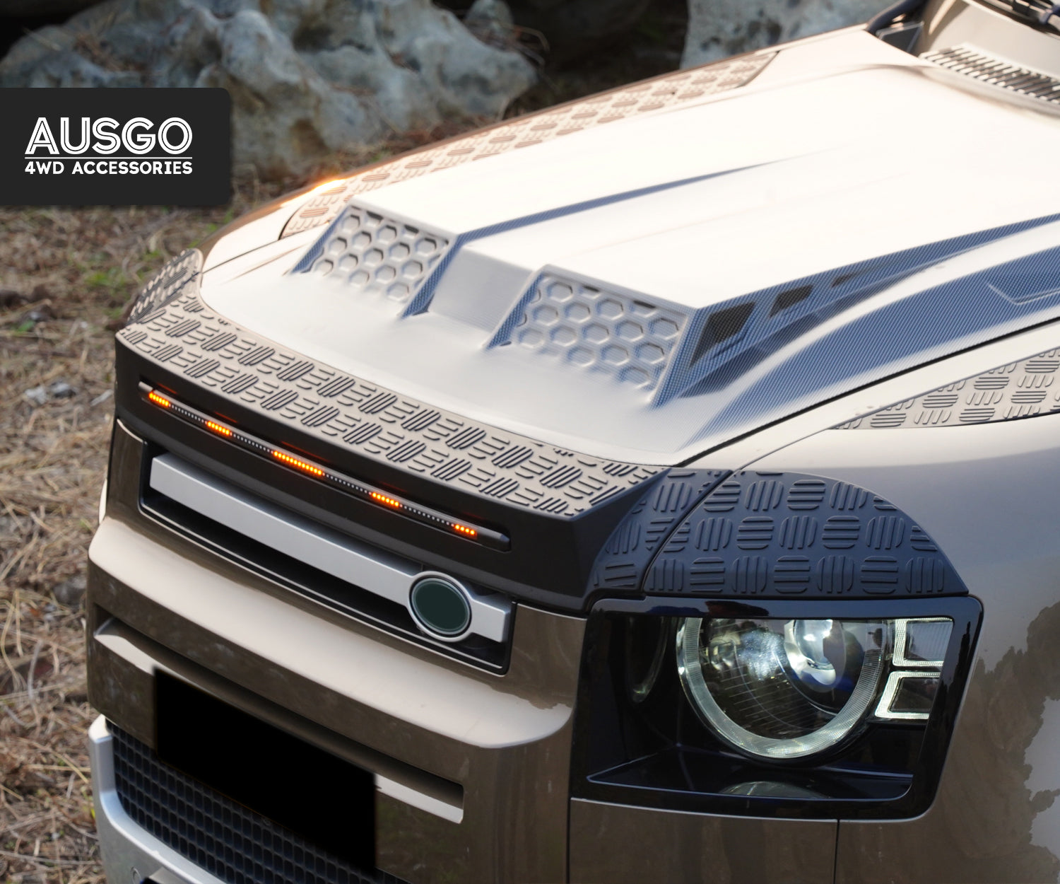 LED Bonnet Protector for Land Rover Defender 2020-Onwards