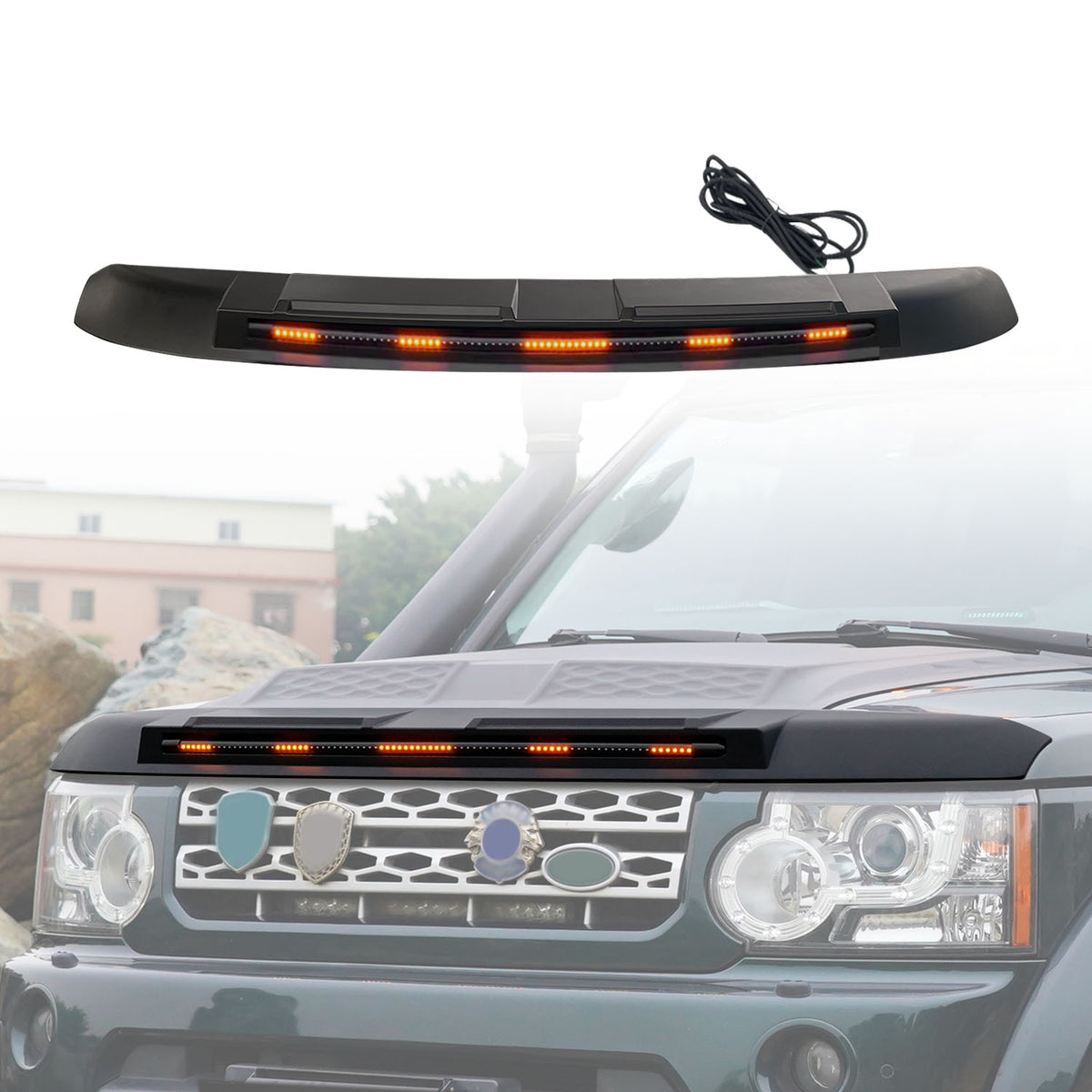 LED Bonnet Protector for Land Rover Discovery 3 4 2004-2016