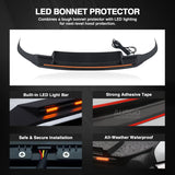 Bonnet Protector with LED Light  for Nissan Patrol Y62 2021-Onwards