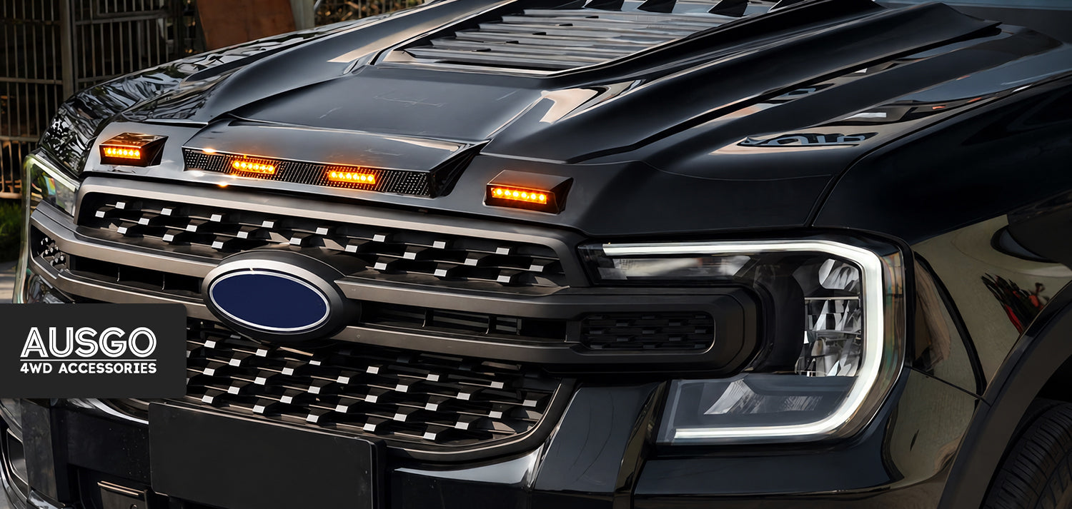 LED Bonnet Protector for Ford Ranger Single / Extra / Dual Cab 2022-Onwards