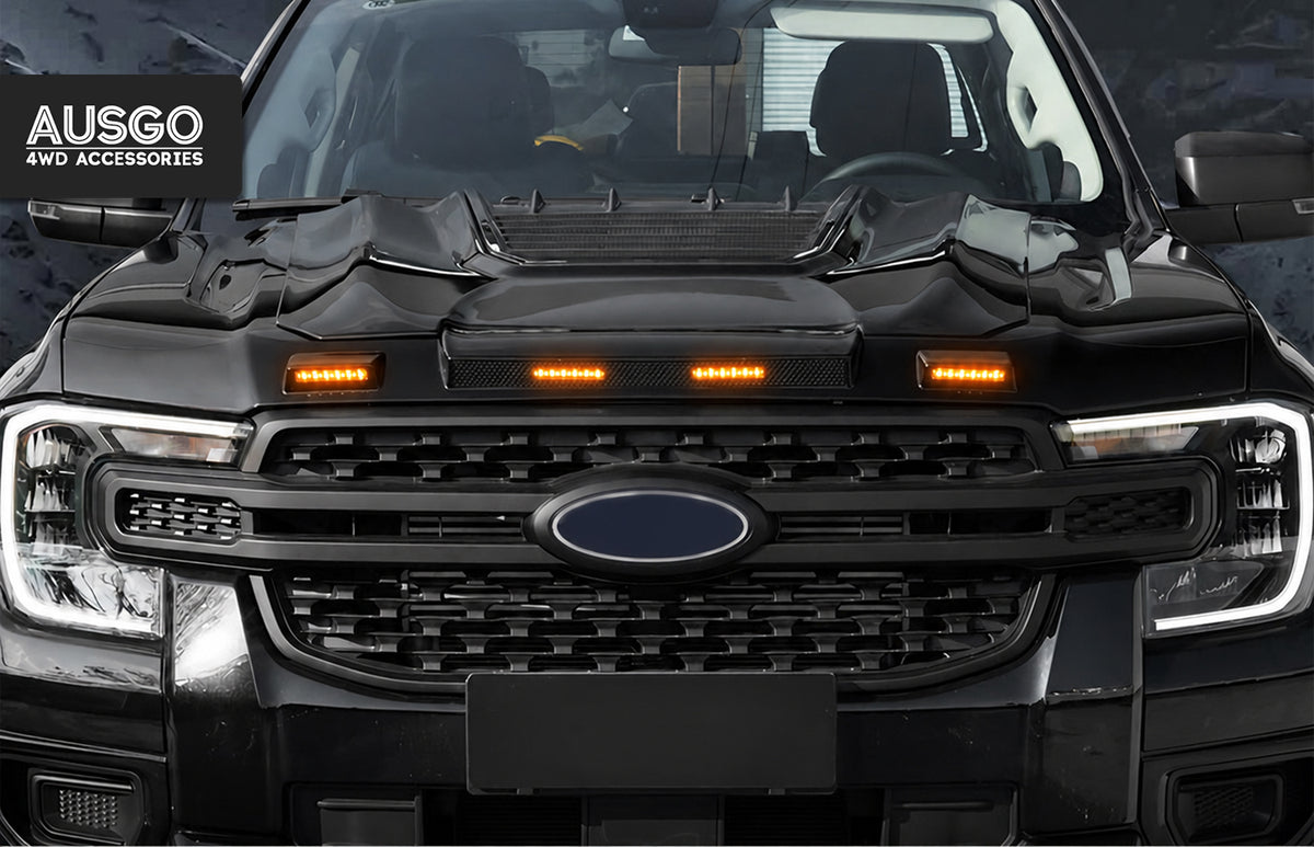 LED Bonnet Protector for Ford Ranger Single / Extra / Dual Cab 2022-Onwards
