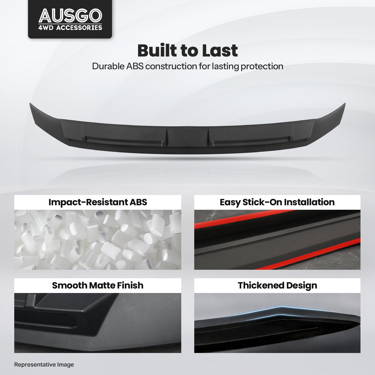 Bonnet Protector for Mitsubishi Pajero 2007-2020