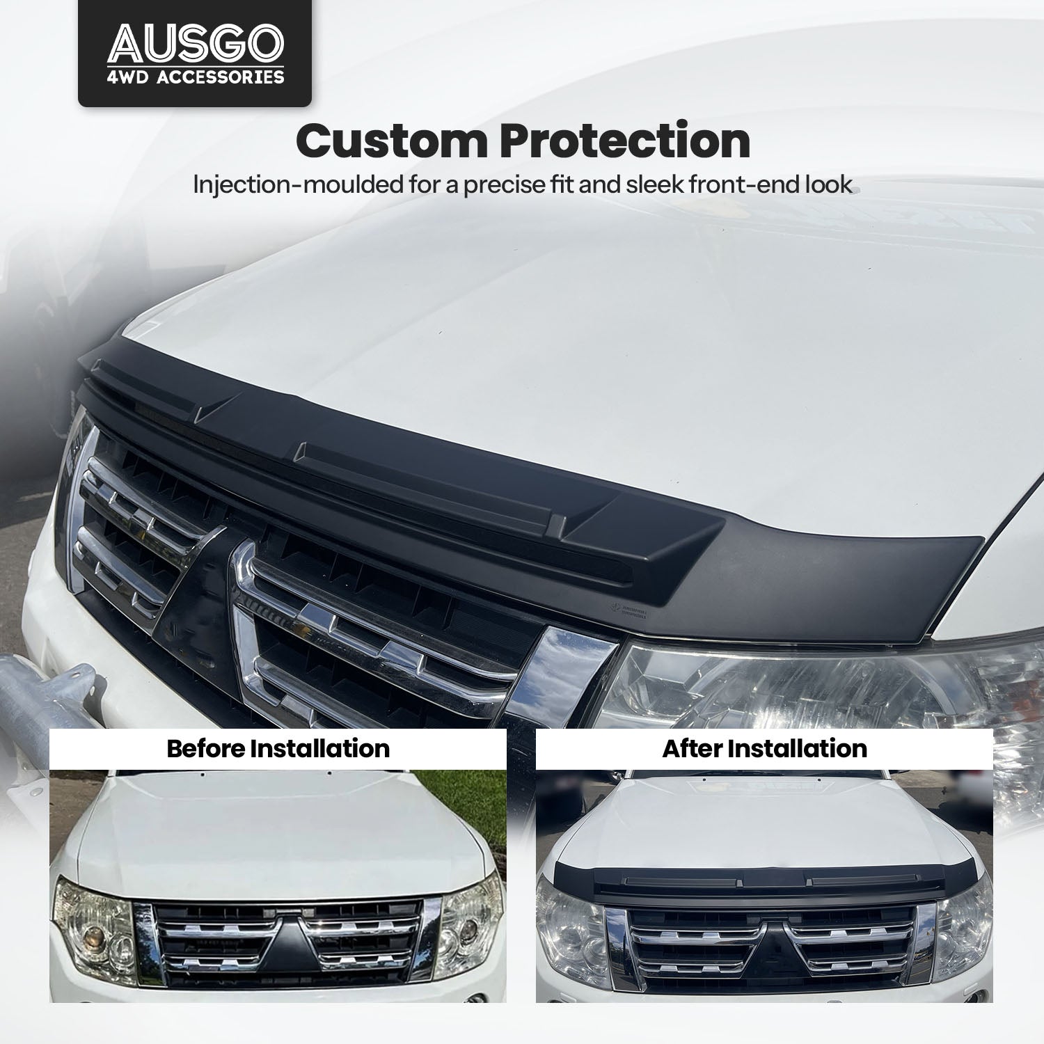 Bonnet Protector for Mitsubishi Pajero 2007-2020