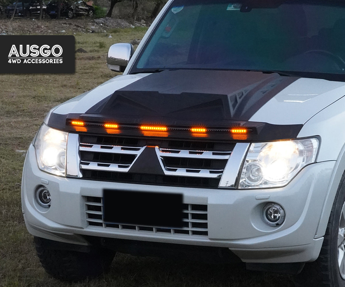 LED Bonnet Protector for Mitsubishi Pajero 2007-2021