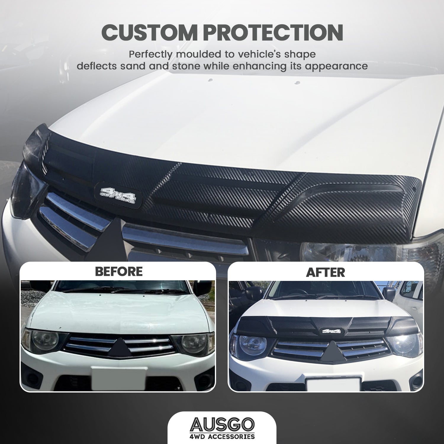 Bonnet Protector for Mitsubishi Triton 2006-2015