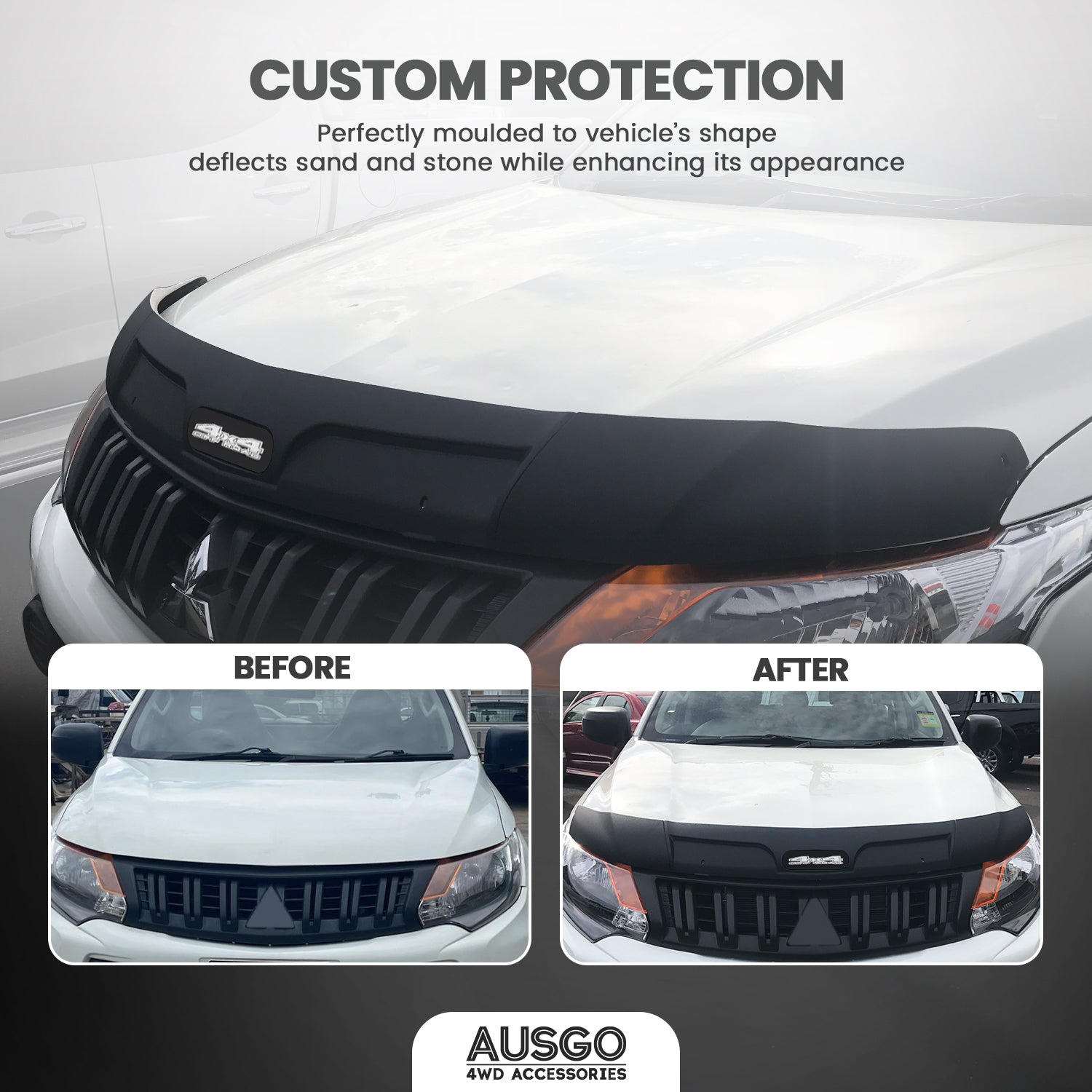 Bonnet Protector for Mitsubishi Triton MQ 2015-2018