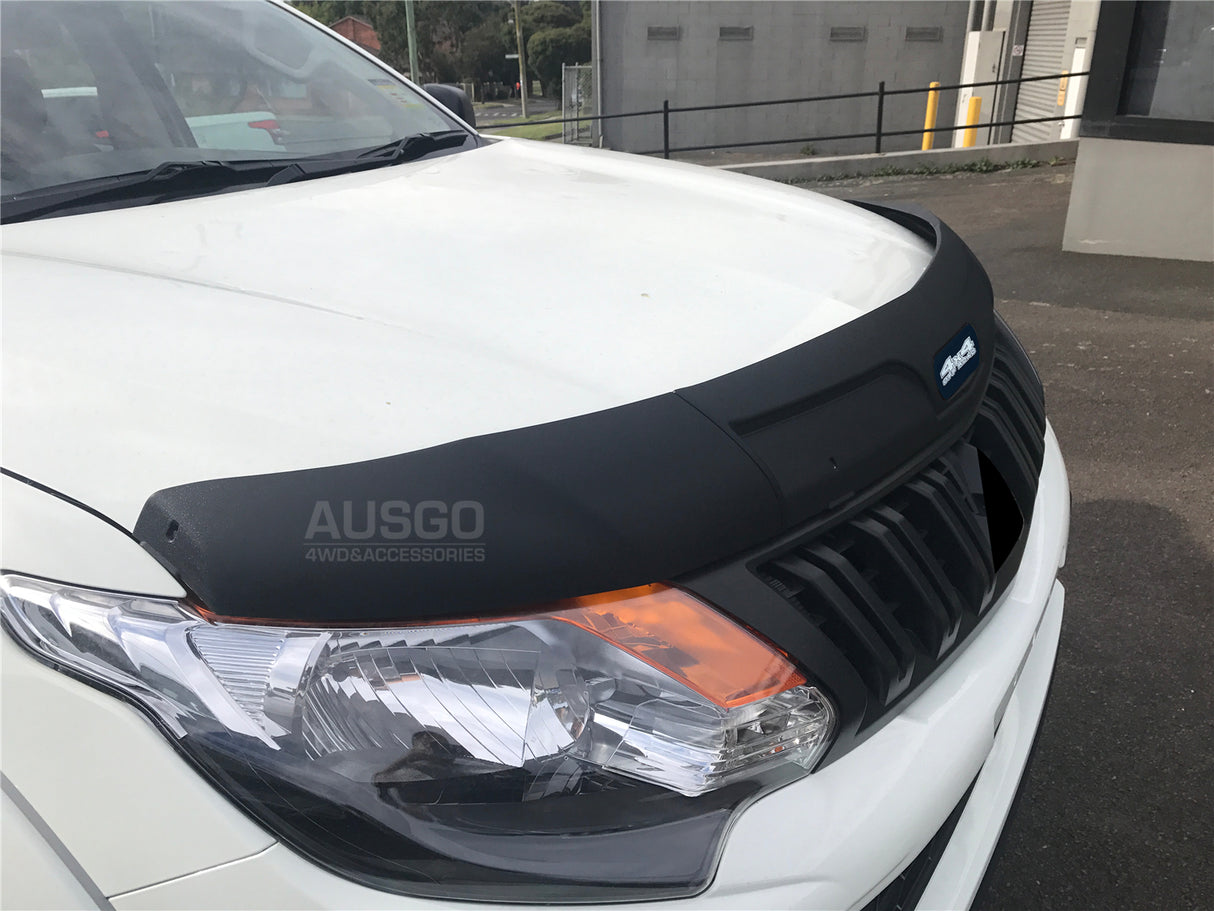 Weather Shields + Bonnet Protector for Mitsubishi Triton MQ Single Cab 2015-2018