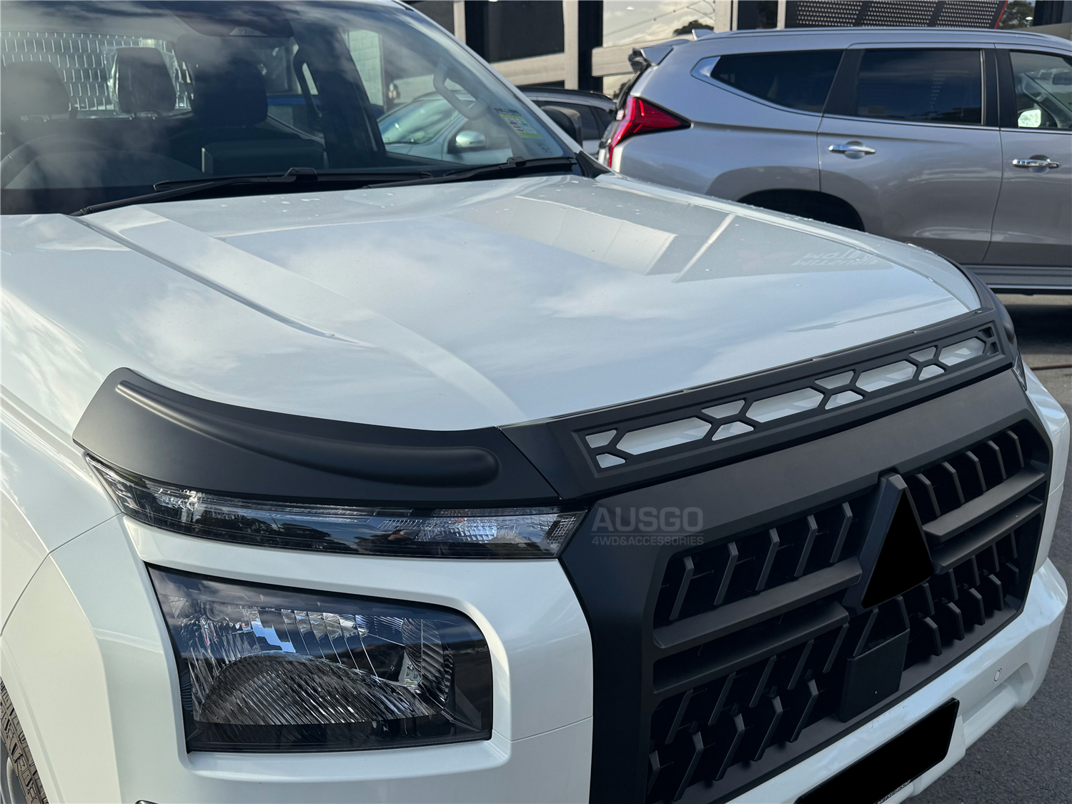 Injection Weather Shields + Bonnet Protector for Mitsubishi Triton MV Dual Cab 2024-Onwards