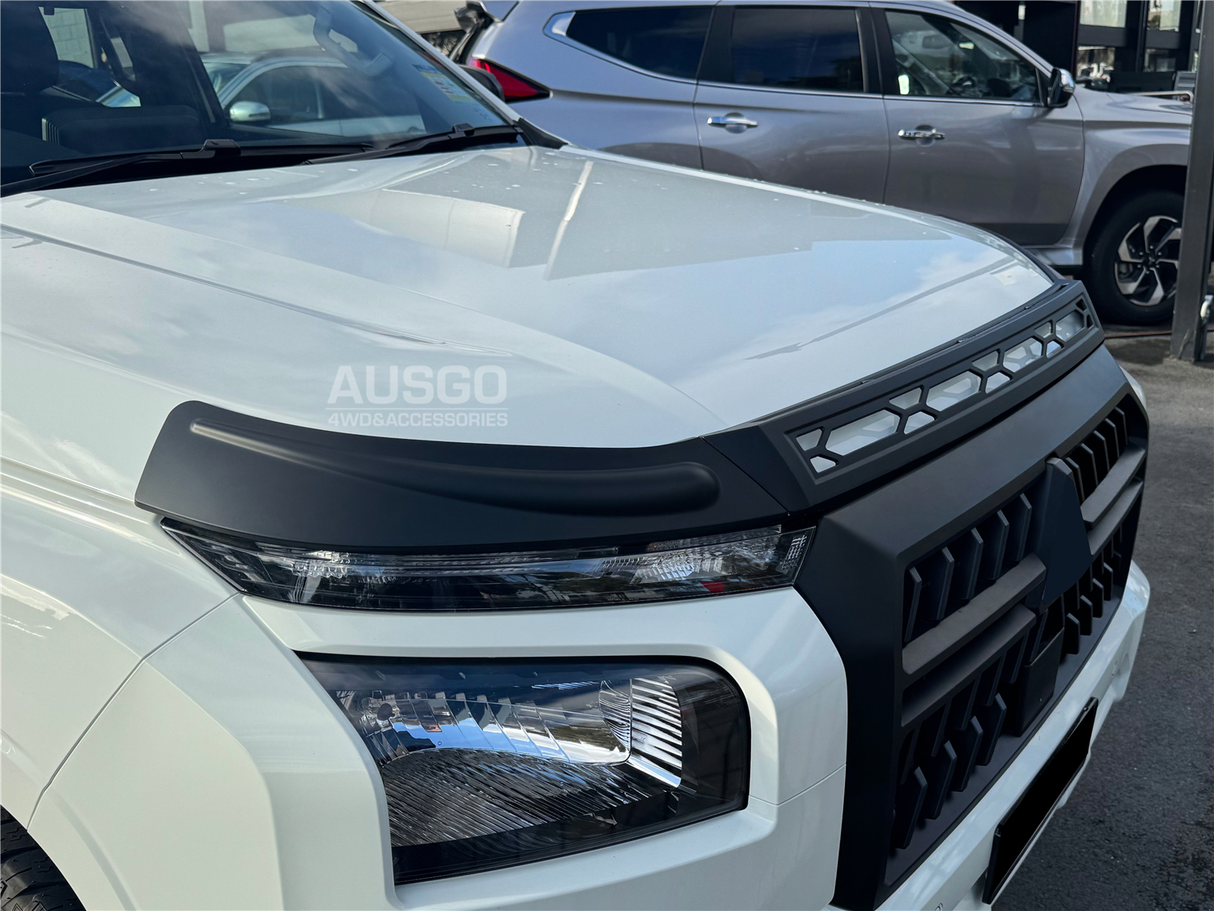 Injection Weather Shields + Bonnet Protector for Mitsubishi Triton MV Dual Cab 2024-Onwards