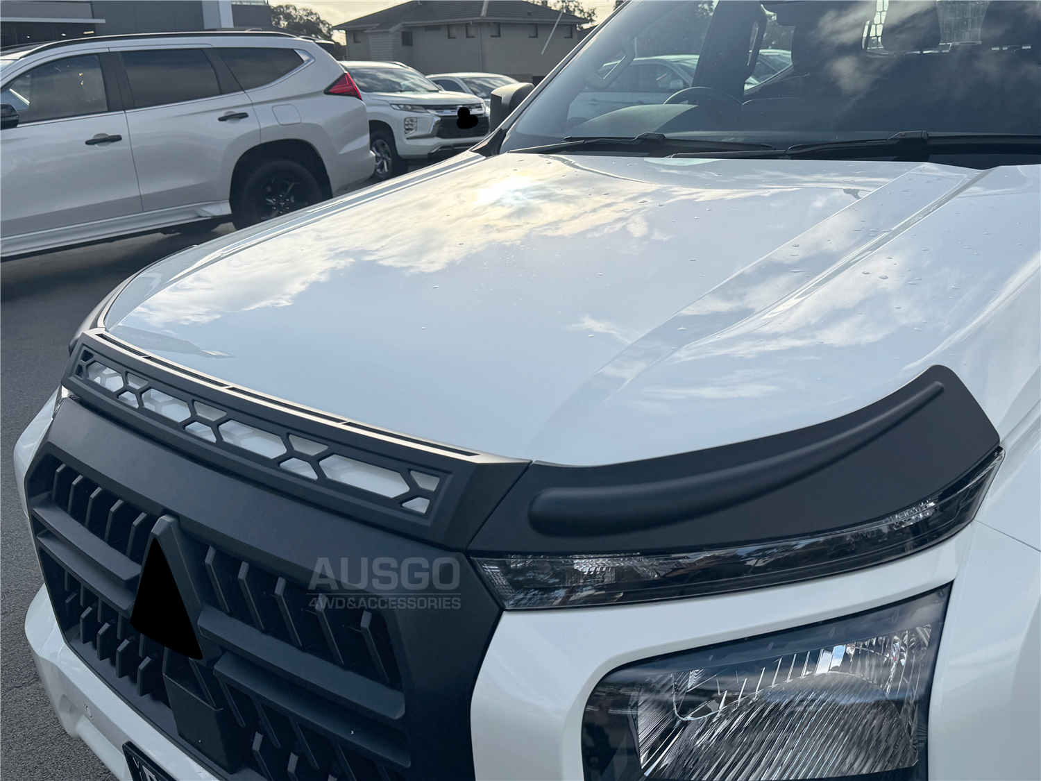 Injection Weather Shields + Bonnet Protector for Mitsubishi Triton MV Dual Cab 2024-Onwards