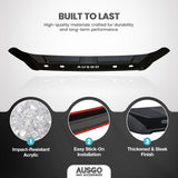 Weather Shields + Bonnet Protector for Nissan Navara NP300 D23 Dual Cab 2020-Onwards