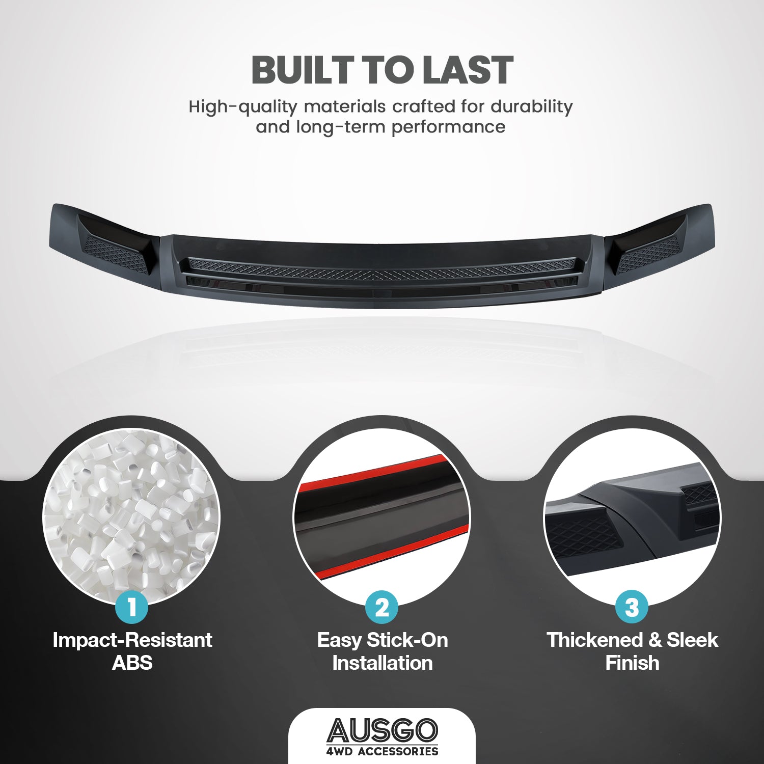 Weather Shields + Bonnet Protector for Nissan Patrol Y62 2012-2019