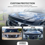 Wide Type Weather Shields + Bonnet Protector for Nissan Patrol Y62 2012-2019