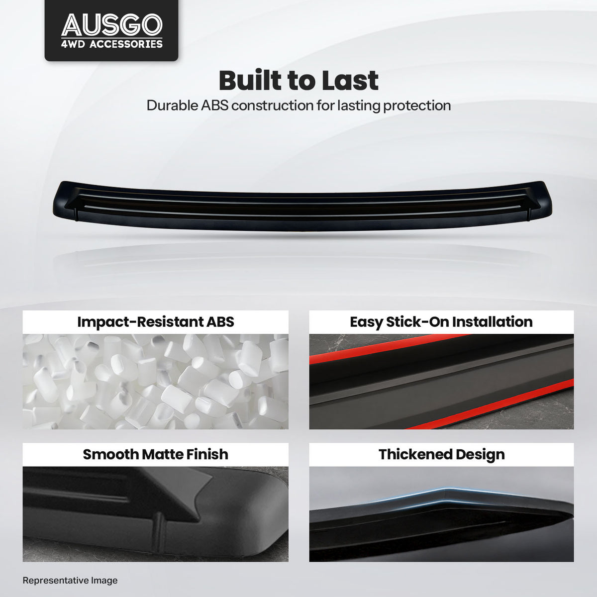 Luxury Weather Shields + Bonnet Protector for Suzuki Jimny 3-Door 2018-Onwards