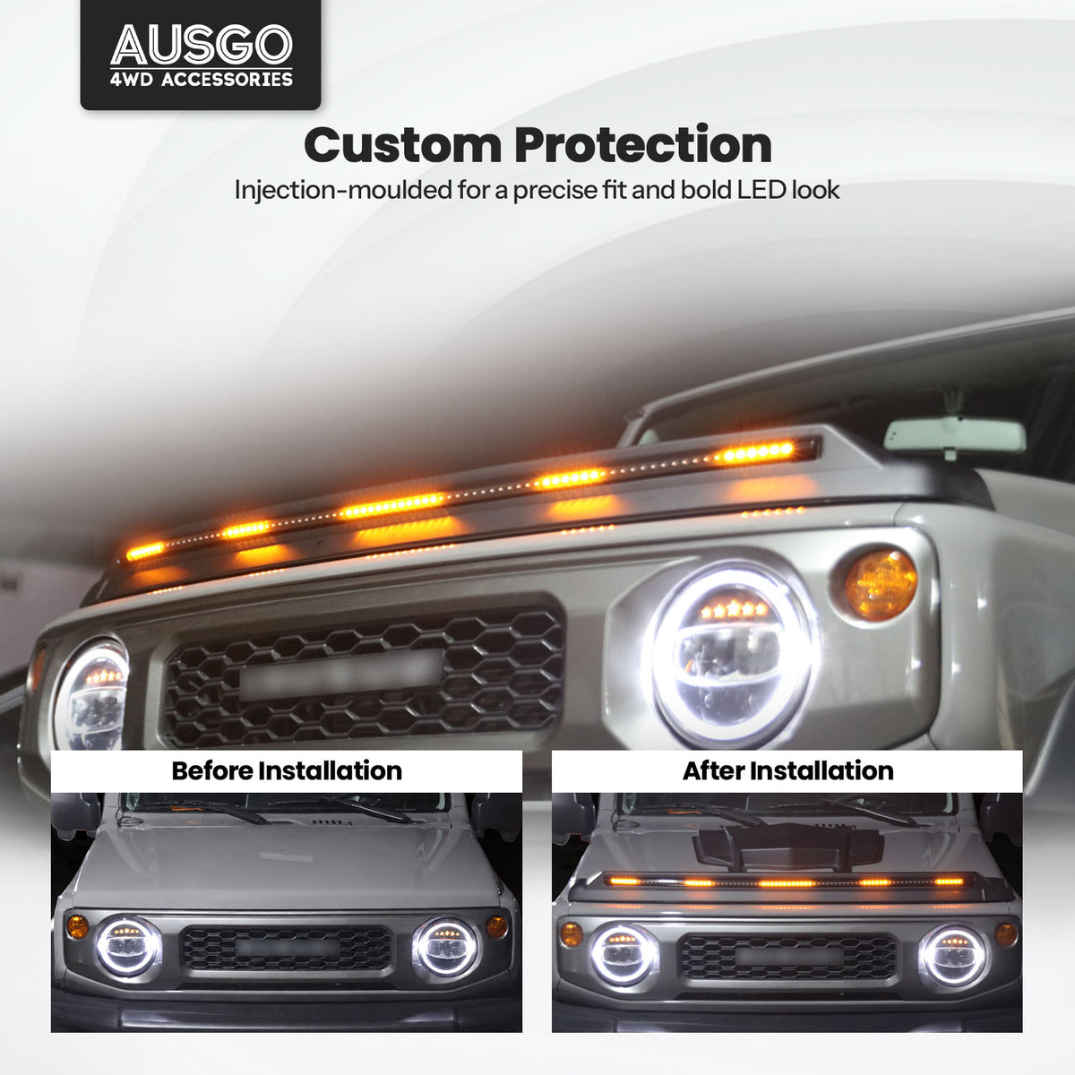 LED Bonnet Protector for Suzuki Jimny 2018-Onwards