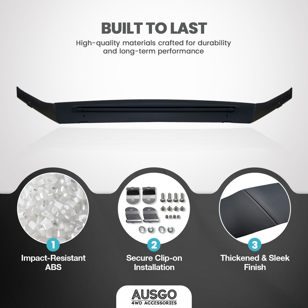Injection Weather Shields + Bonnet Protector for Toyota Land Cruiser 200 LC200 2016-2021