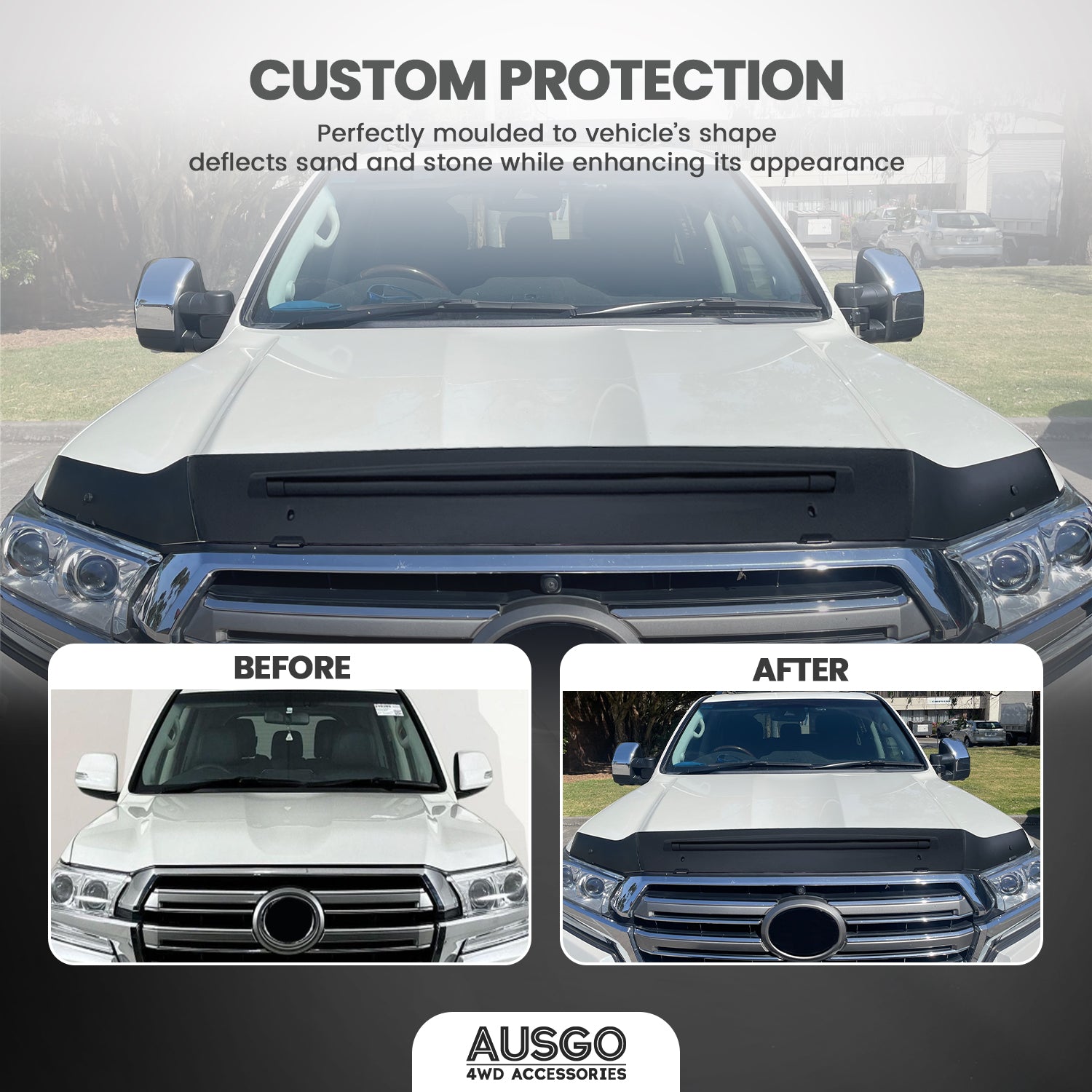 Bonnet Protector for Toyota Land Cruiser 200 Series 2016-2021