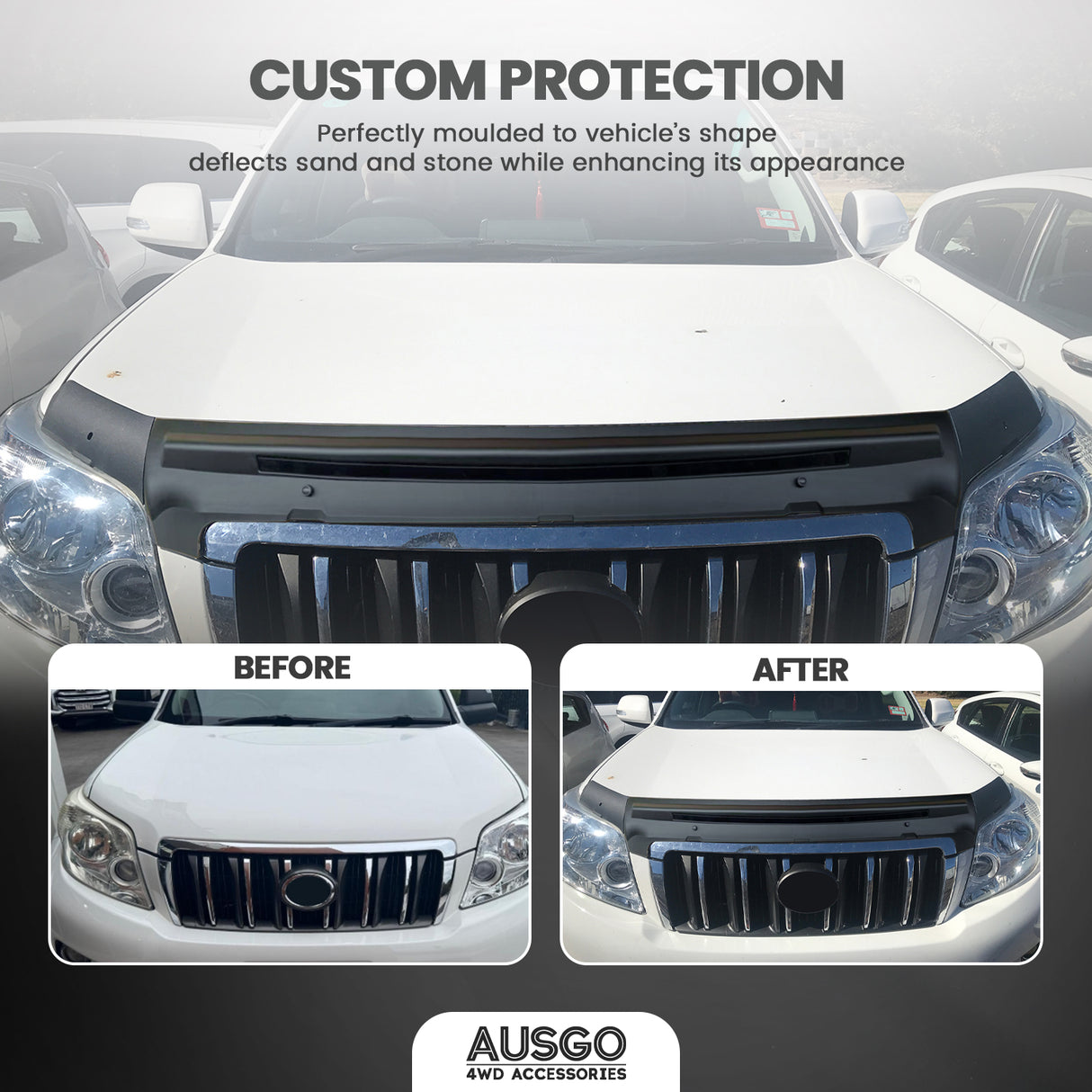 Bonnet Protector for Toyota Landcruise Prado 150 Series 2010-2013