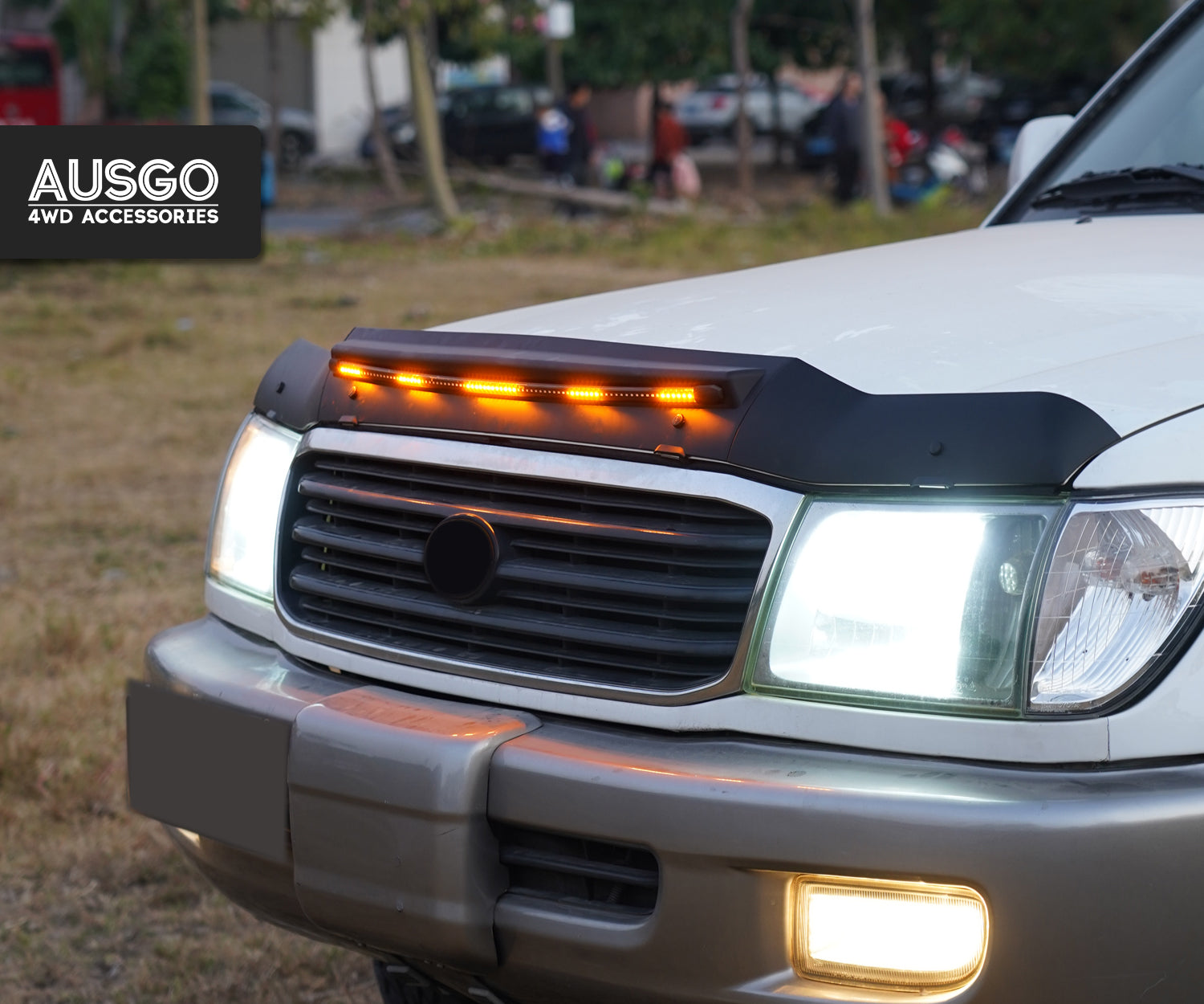 LED Bonnet Protector for Toyota LandCruiser 100 Series 1998-2007