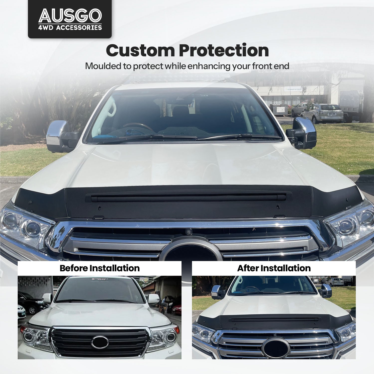 Bonnet Protector for Toyota LandCruiser 200 Series 2007-2015
