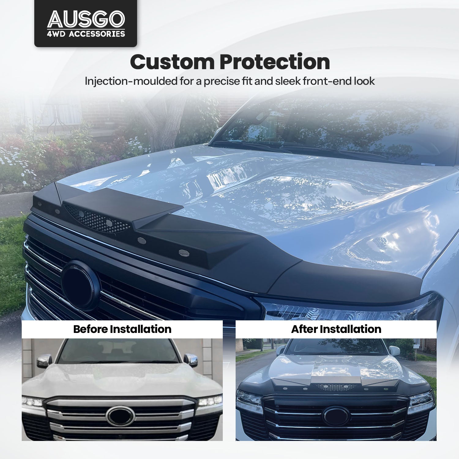 Bonnet Protector for Toyota LandCruiser 300 Series 2021-Onwards