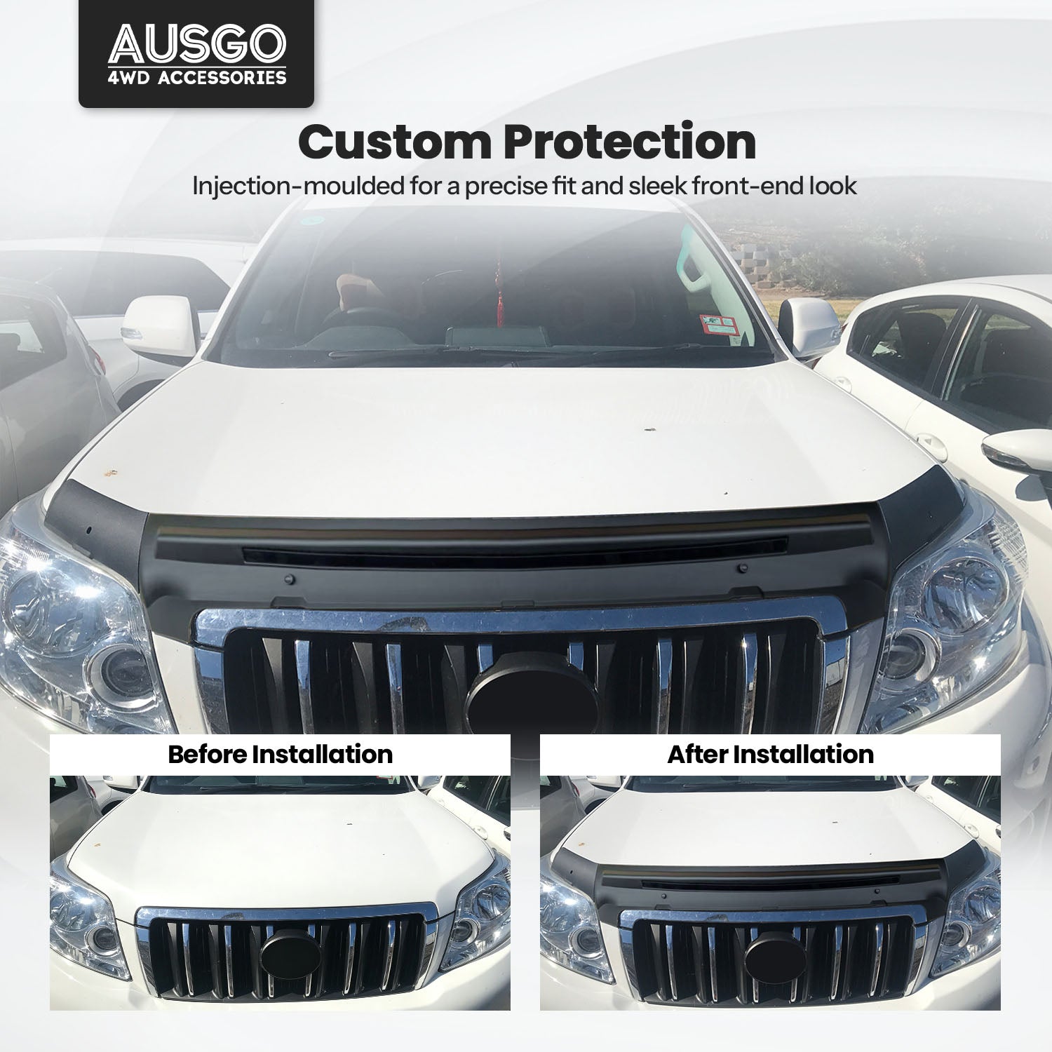 Bonnet Protector for Toyota LandCruiser Prado 150 Series 2010-2013