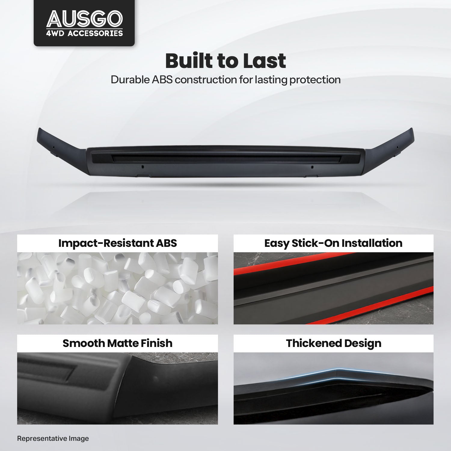 Bonnet Protector for Toyota LandCruiser Prado 150 Series 2018-2024