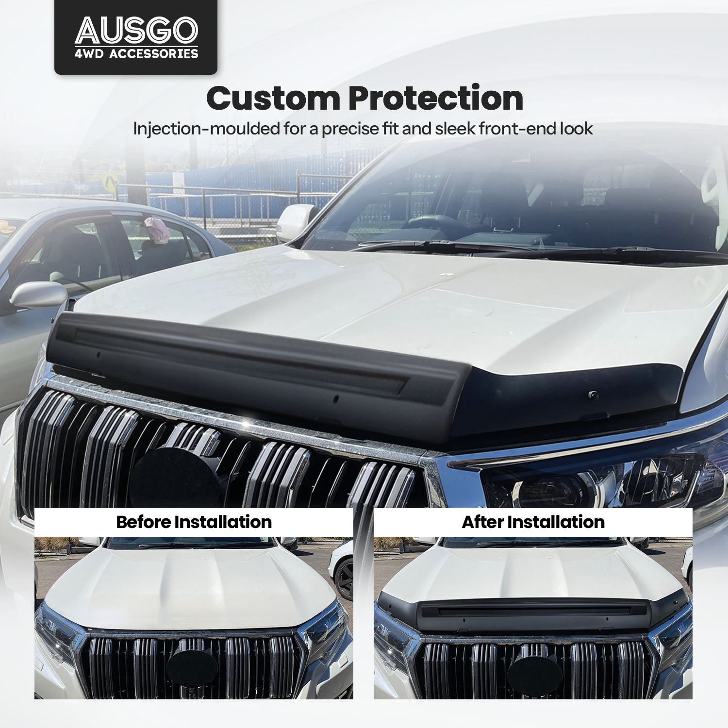 Bonnet Protector for Toyota LandCruiser Prado 150 Series 2018-2024