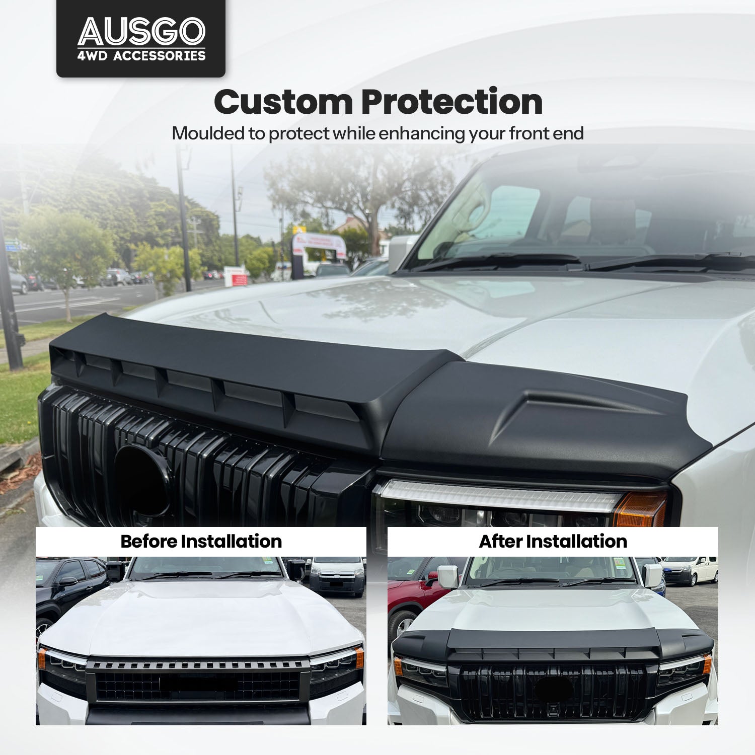 Bonnet Protector for Toyota LandCruiser Prado 250 Series 2024-Onwards