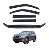 Weather Shields + Bonnet Protector for Toyota Land Cruiser Prado 150 2018-2024